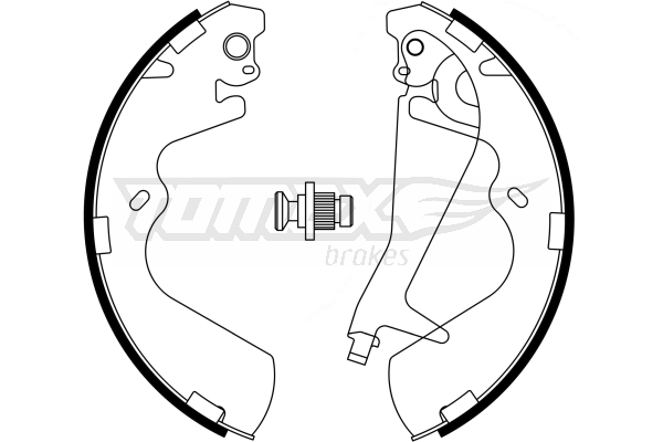 Sada brzdových čelistí TOMEX Brakes